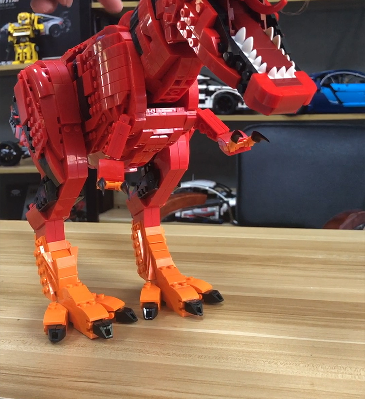 兼容恐龙积木侏罗纪霸王龙世界公园大号男孩子拼装玩具模型8