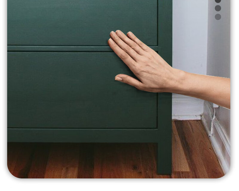 水性肤感漆木器漆家用自刷涂料旧家具翻新衣柜门改色喷漆柜子油漆橙色