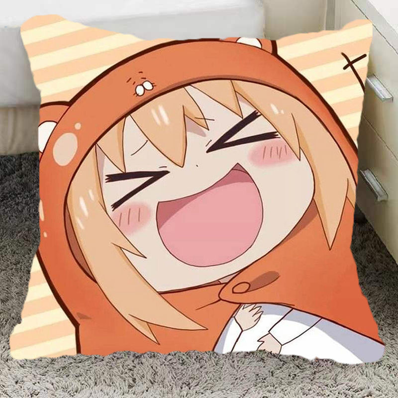 泰戈登 干物妹小埋抱枕 二次元周边同款卡通可爱靠垫卧室床头沙发靠