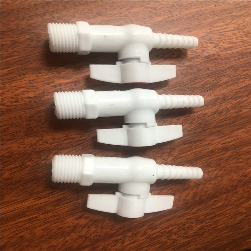 4分宝塔球阀塑料气量调节阀门水开关阀门10mm快接软管ppr球阀开关白色