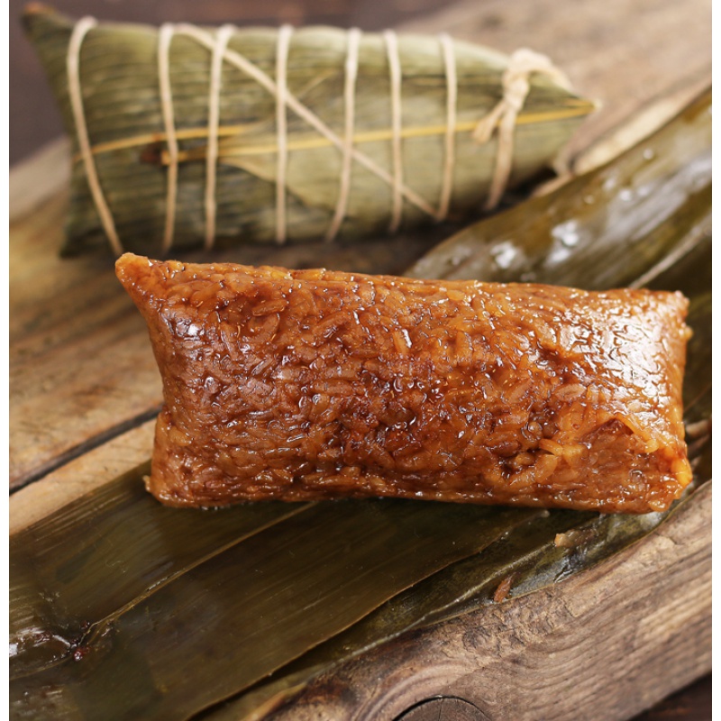 湖州国芳粽子新板栗粽非真空款端午代购2个豆沙粽