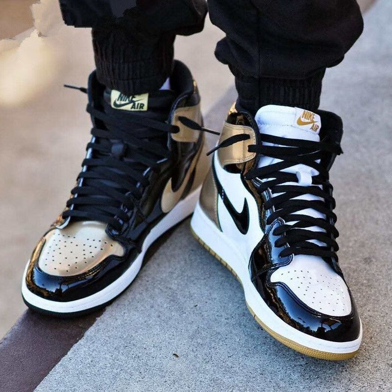 黑曜石倒钩伦纳德影子灰绿aj高帮女鞋联名篮球鞋aj漆皮兰45