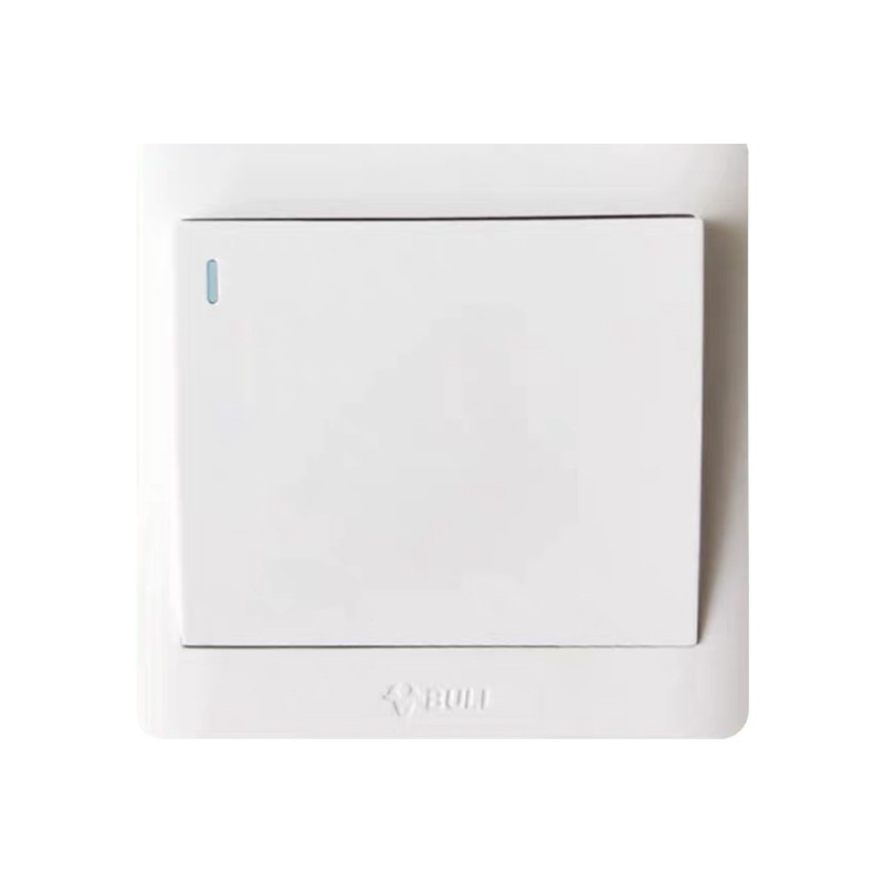 公牛(bull) 开关面板 gn-g32k111 一位单极带荧光开关 一开单控 86型