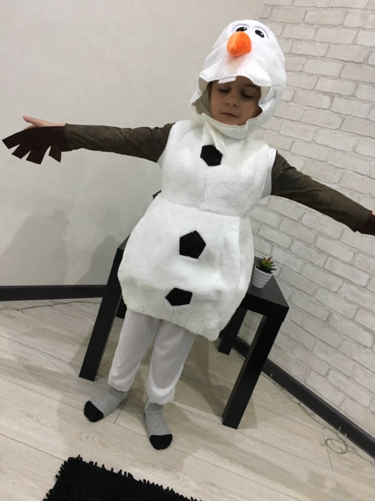 儿童角色扮演服装冰雪奇缘儿童雪宝衣服雪人扮演服装圣诞节幼儿角色