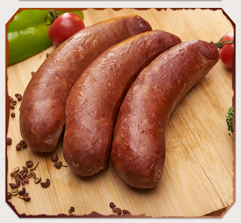 老鼎丰哈尔滨红肠东北特产猪肉肠香肠零食熟食精致红肠110g袋