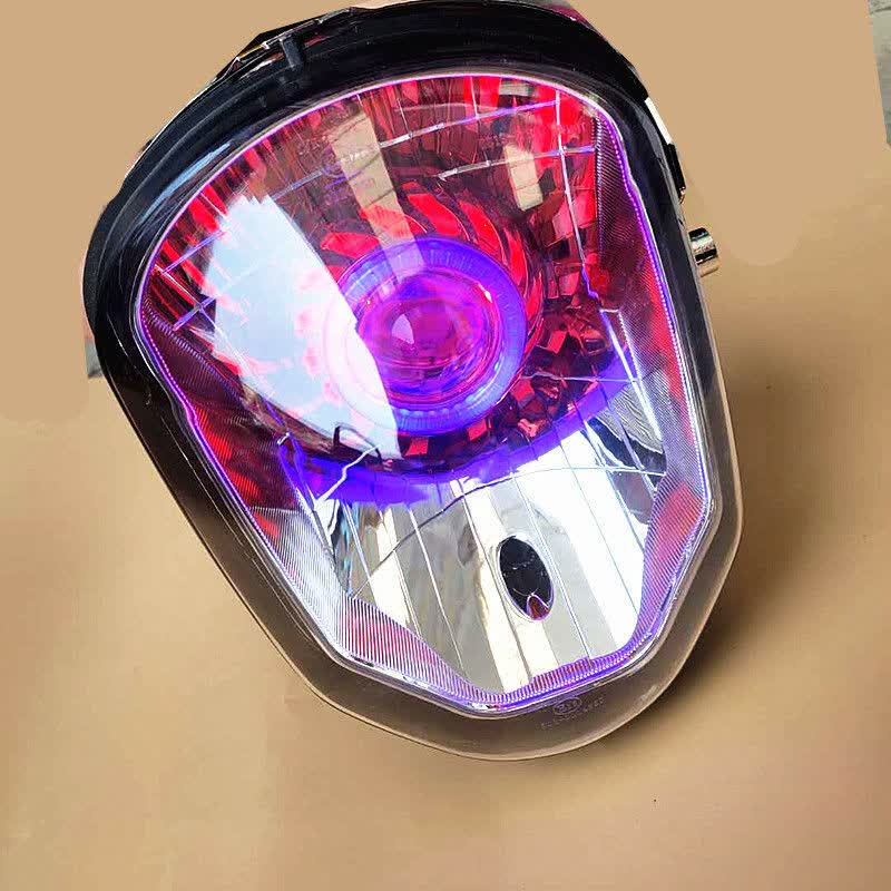 电动摩托车 小猴子大灯改装小猴子m3配件超亮led大灯总成m5大灯罩 小