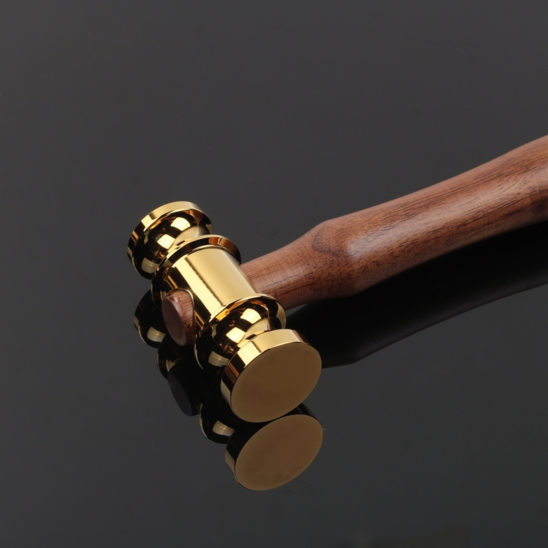 【就卖锤子】镀18k金锤子开工锤diy手工锤小铜锤皮锤银锤小金锤 小号