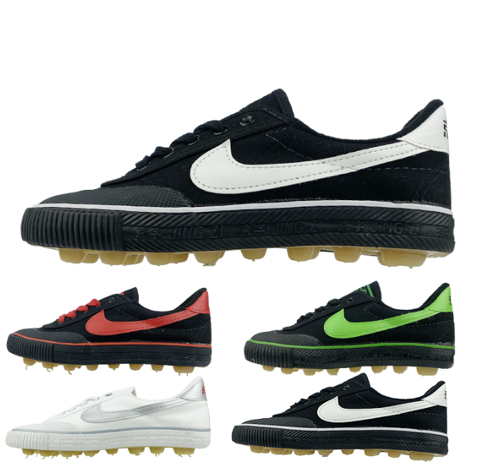 三球足球鞋促销足球鞋胶钉鞋青少年儿童训练布面足碎钉鞋511sa白银偏