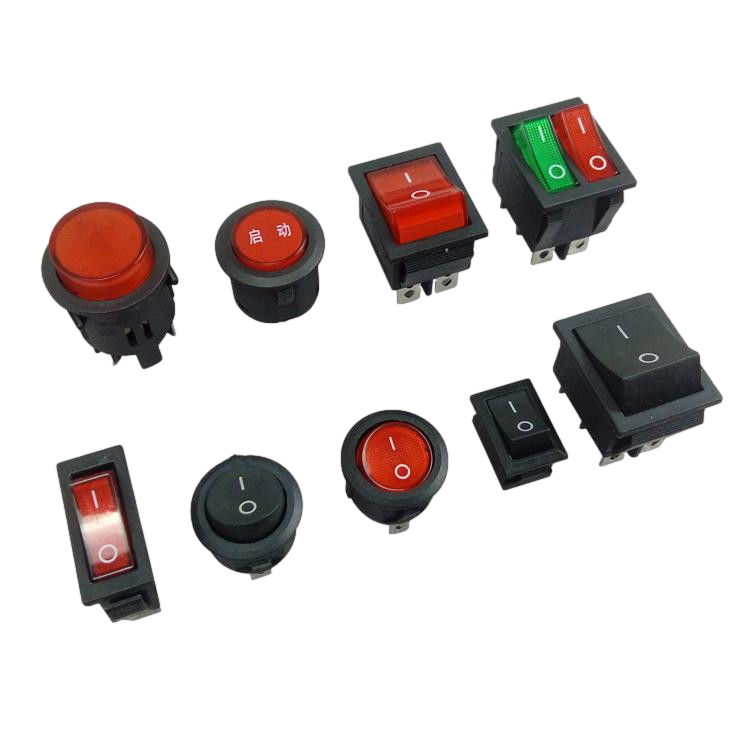 车配件摩托车电源开关童车前进后退按钮维修钥匙充电瓶器两脚电源开关