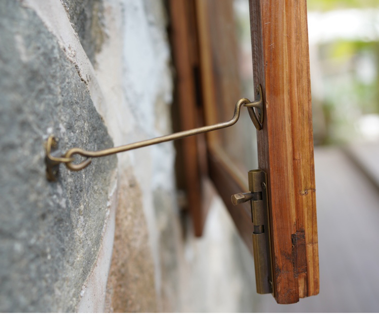 老式全铜风钩窗钩扣木窗窗户防风钩风勾窗勾纯铜加粗固定门窗窗钩30cm