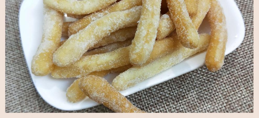 赣南油炸果子江西赣州南康特产瓦角丁糖果盐果子瓦角酥江米条盐果子1