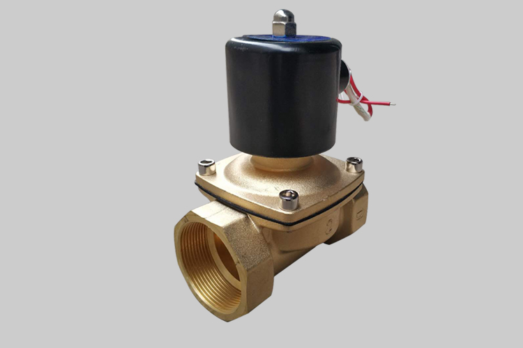 四分铜丝口电磁阀常闭大流量直动式喷淋水管电动开关水阀带模块25