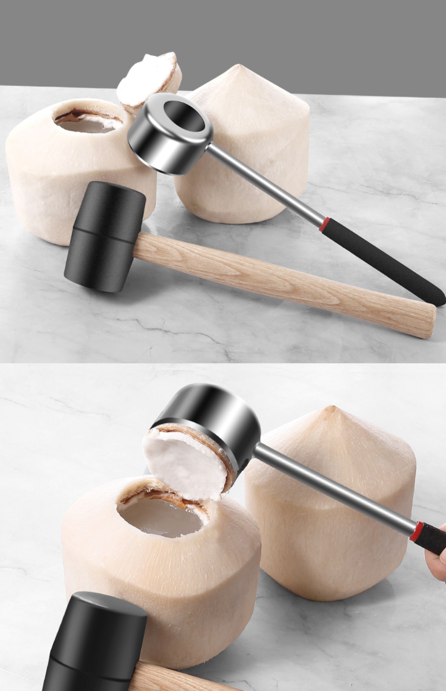 开椰子神器开椰器开椰神器椰子开壳器椰子刀壳工具椰青开孔开口器开椰