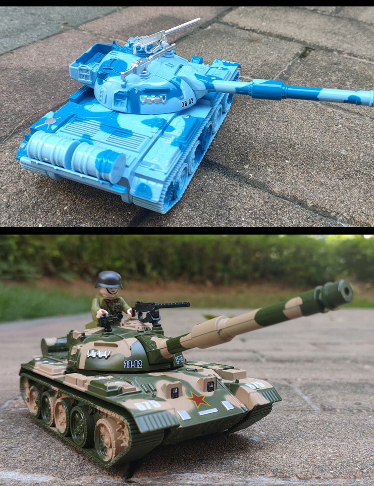 合金坦克车模型儿童玩具车仿真金属战车军事装甲车回力小汽车男孩