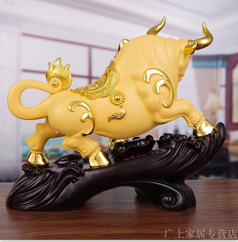大师设计名品高品质牛摆件牛客厅公司老板桌办公室装饰品牛年创意生肖