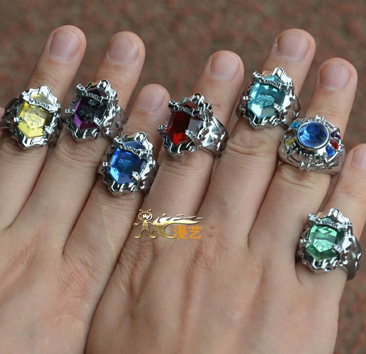 家庭教师戒指大空彭格列戒指家教指环二次元创意饰品动漫周边 解放版