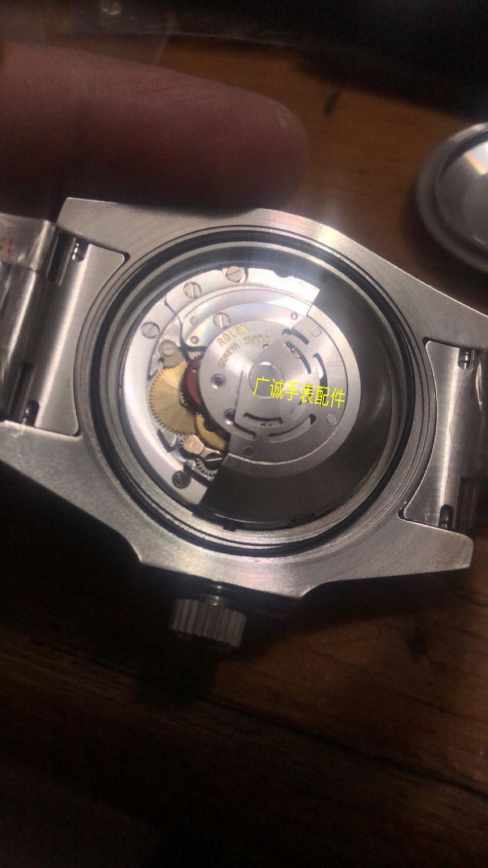 手表配件v10黑绿水鬼表壳壳套配件904钢适配31352836机芯绿水鬼3135