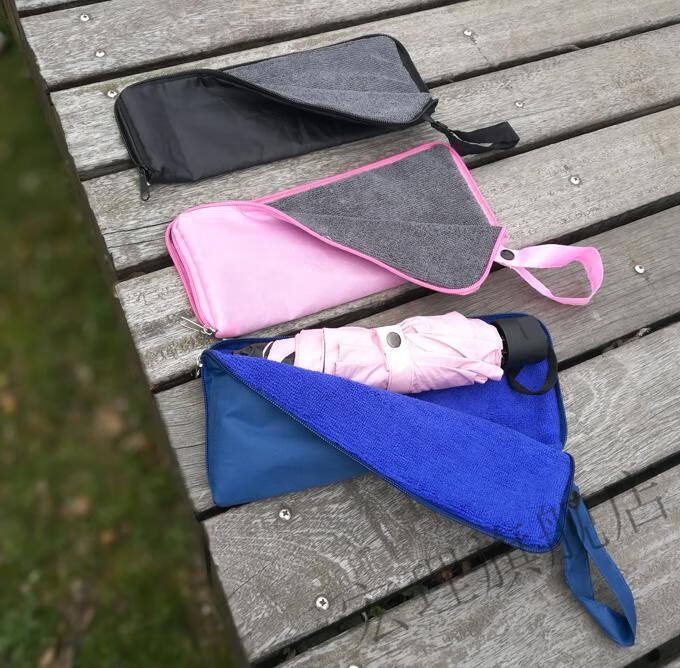 雨伞收纳袋便携防水日单可折叠吸水雨伞袋便携伞收纳包袋防水吸湿三折