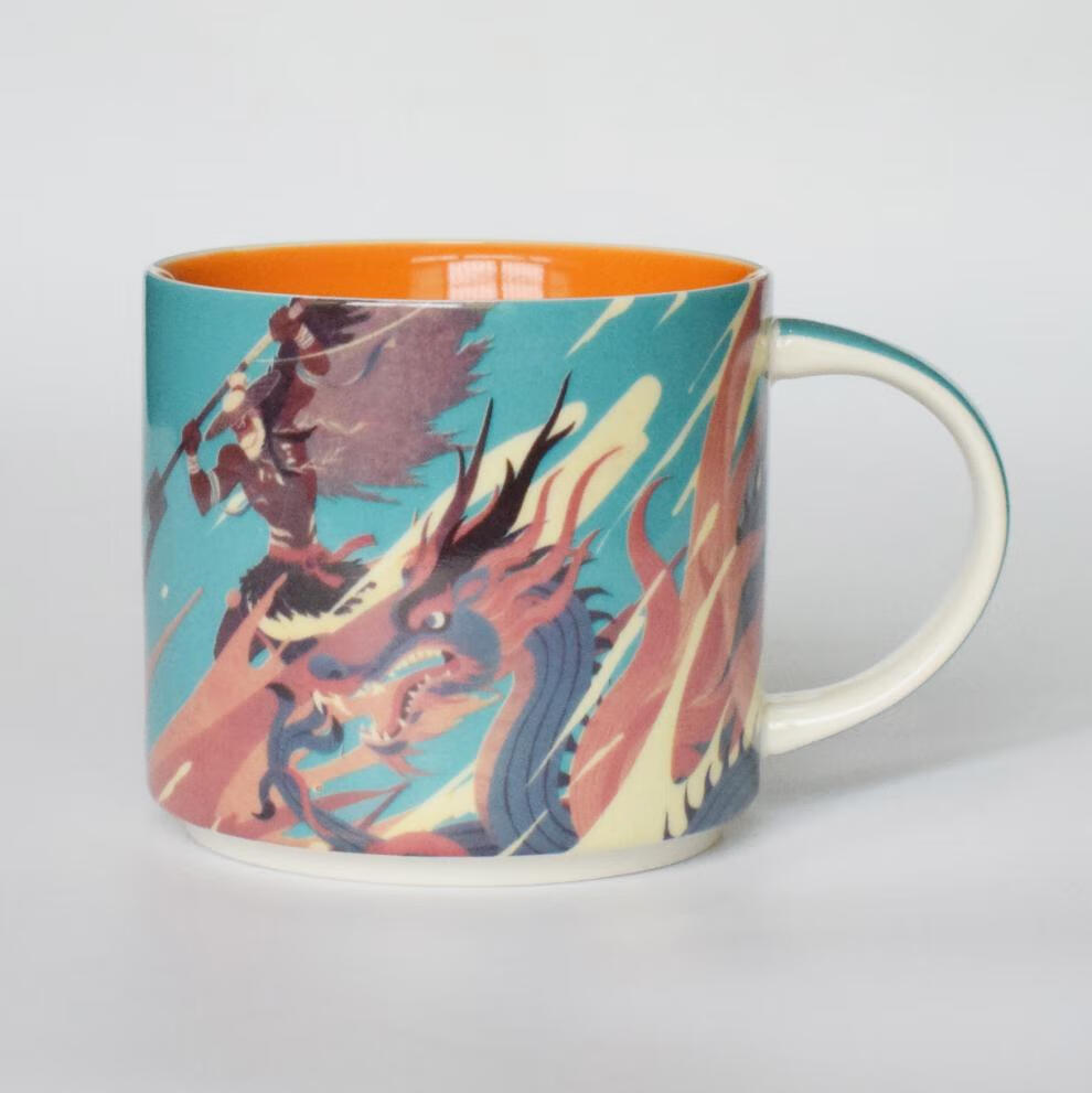 茶颜悦色马克杯子长沙话玻璃杯子陶瓷杯子一次性杯子 少年梦杯【一套