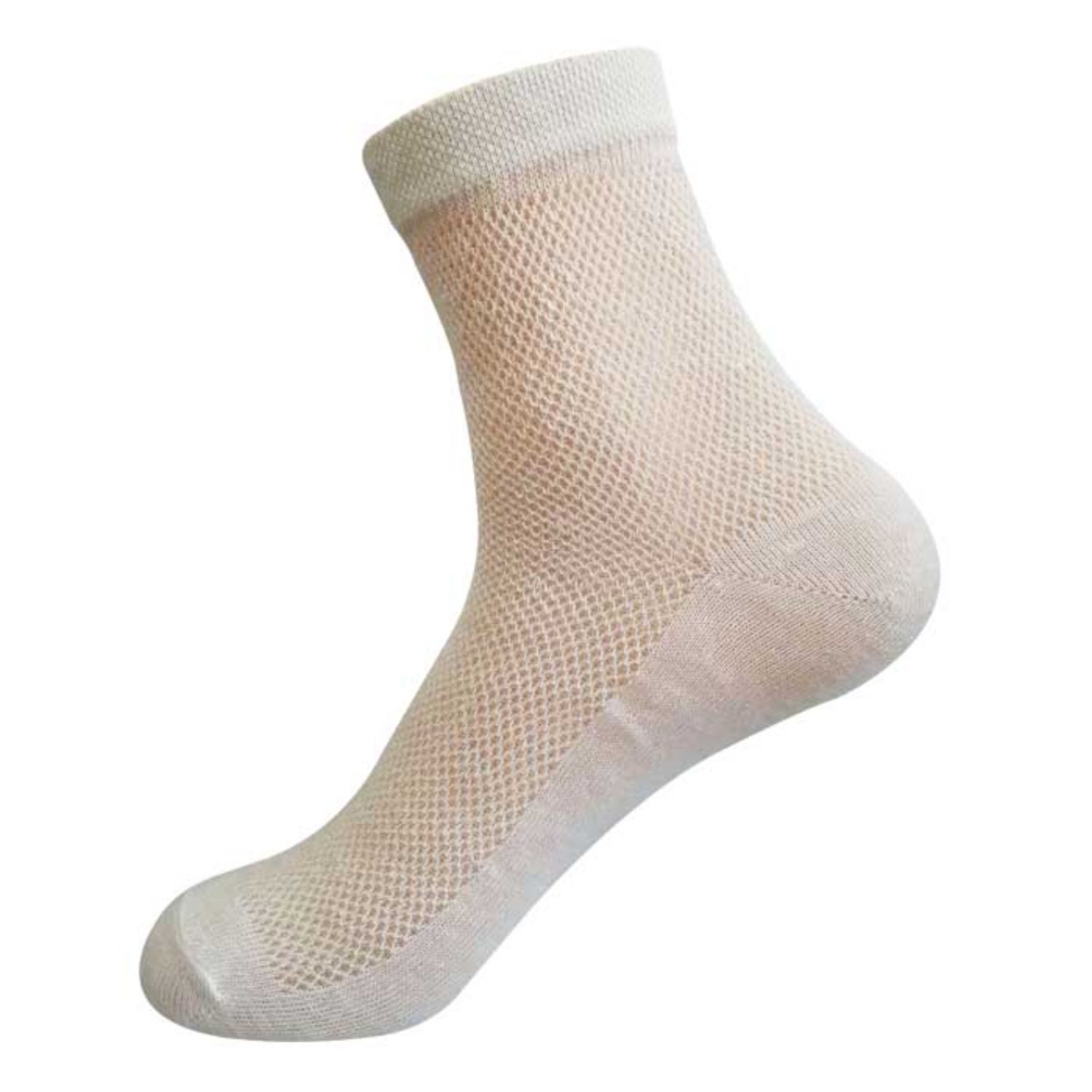 浪莎新品夏季中筒纯亚麻袜子男女网眼亚麻网袜子老品牌超薄款男士袜子