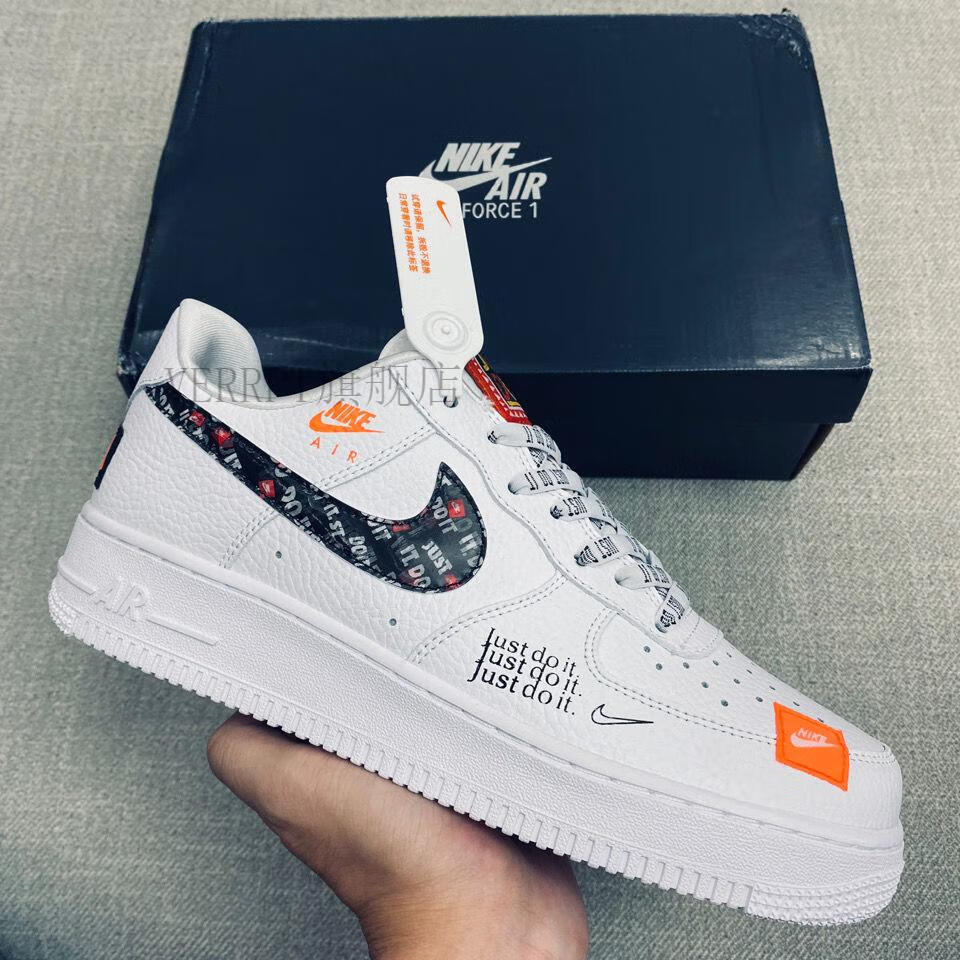 画夕颜 【】af1空军一号联名justdoit低帮板鞋情侣休闲运动鞋男女