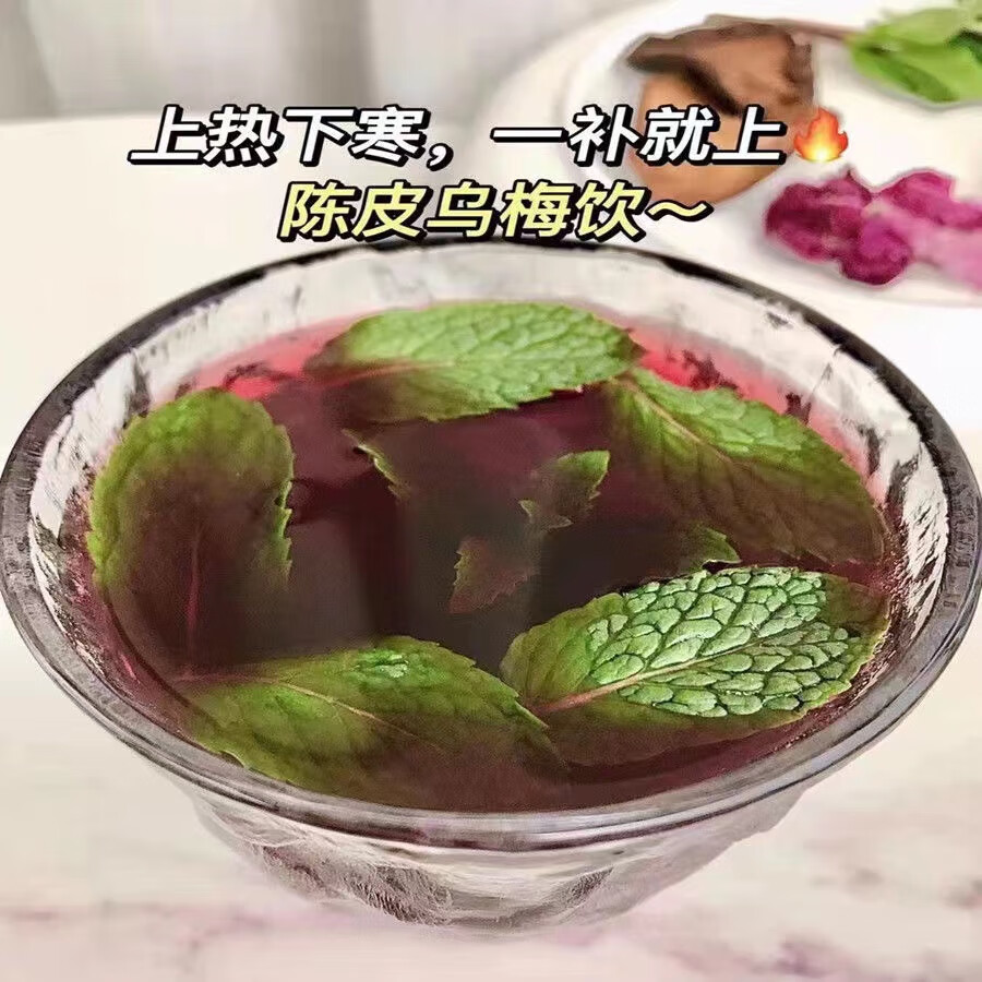 果果老爹陳皮烏梅茶飲桑葚茶茯苓玫瑰花茶泡水喝薄荷男女生代茶飲原味