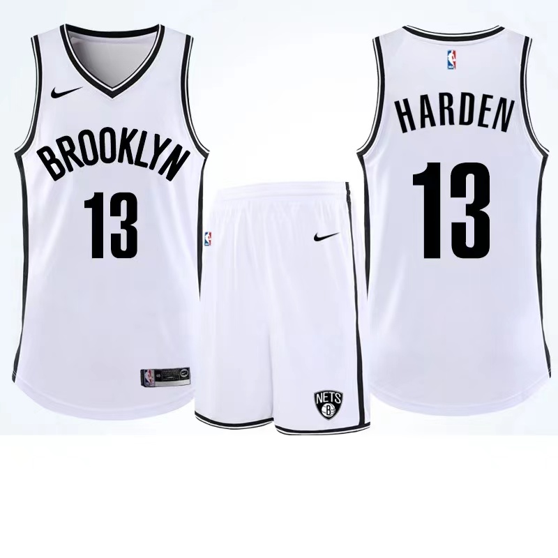 欧文球衣篮网球服篮球服11号哈登杜兰特球衣球衣团购13号7号蓝网黑色