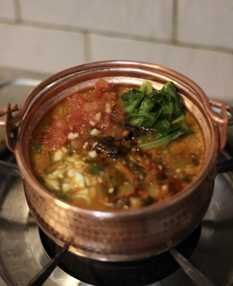 小锅米线铜锅 云南小锅米线迷你铜锅一人食汤锅煮锅商用韩式泡面锅电