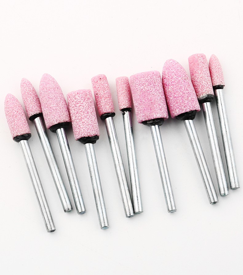 砂轮磨头火石仔小电磨砂电钻电动打磨头电磨头圆形小型打磨抛光套装