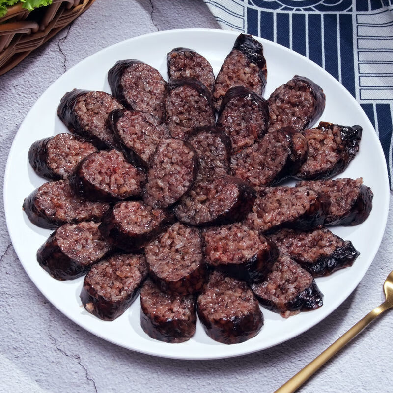 米肠 延边米肠米肠东北纯糯米血肠真空包装延边米肠 500g*2袋【图片