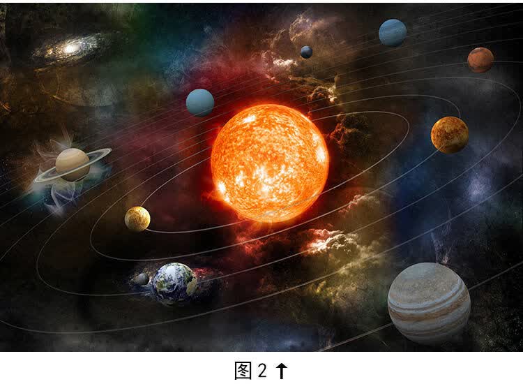 太阳系拼图 天文天体挂画1000片高难度木质拼图科学性趣培养星空宇宙