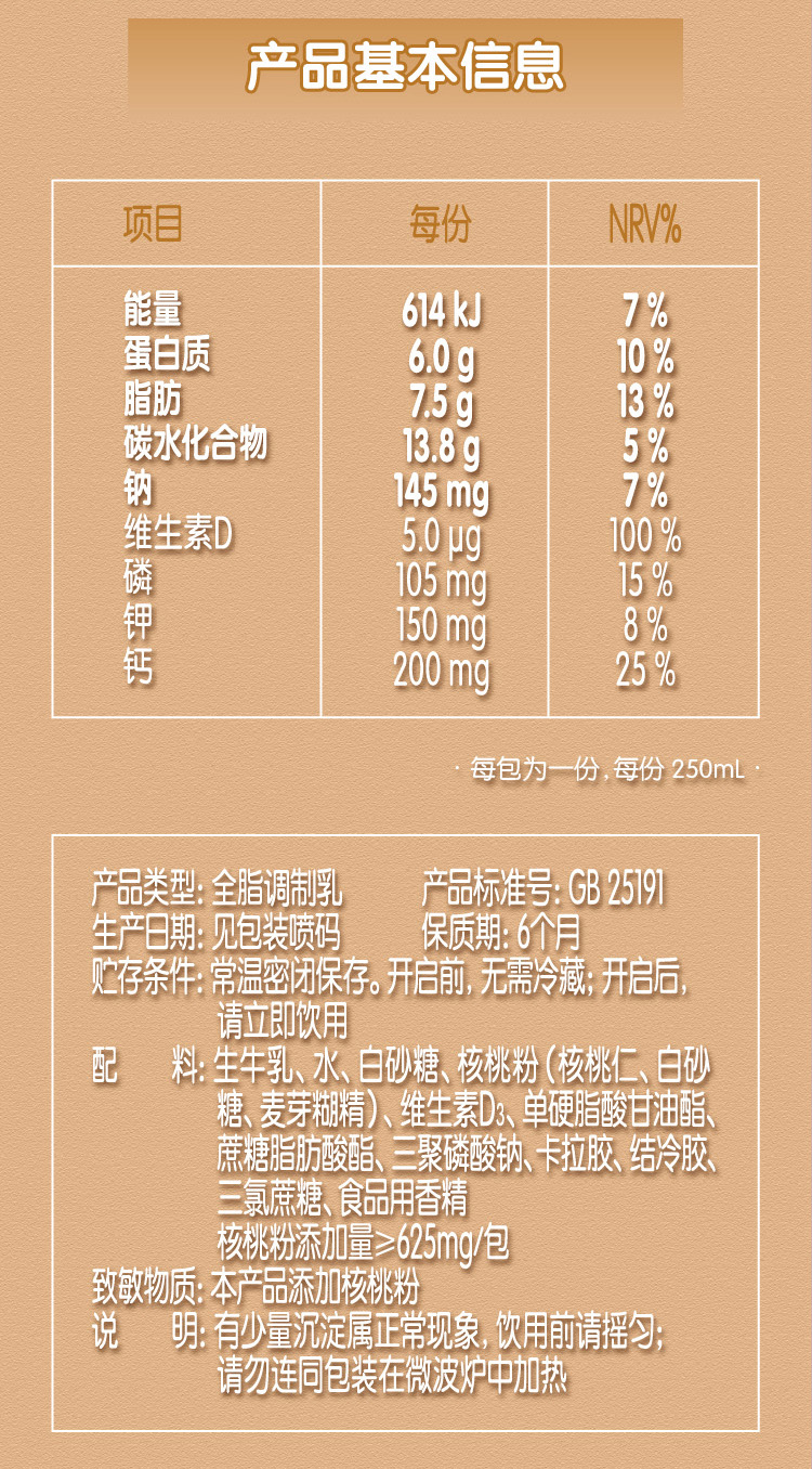 1月蒙牛早餐奶利乐包250ml16盒礼盒装儿童学生成人营养牛奶麦香口味