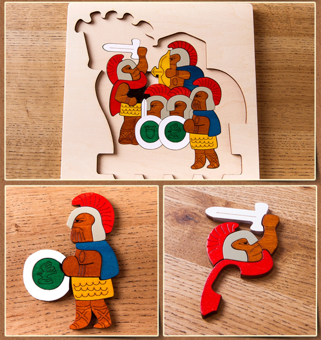 儿童动物拼板木质多层立体拼图玩具 黑色 hape 大象 单层【图片 价格