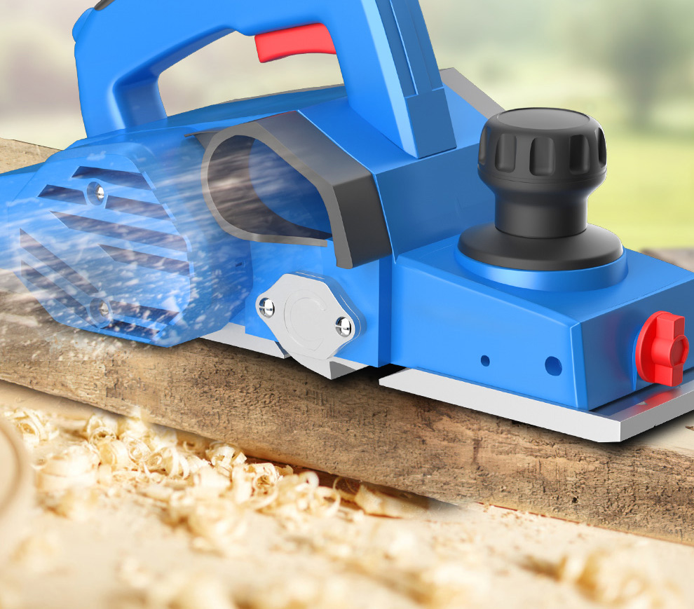 德国手提电刨木工刨多功能电刨子家用小型手电刨木机推刨电创电动刨