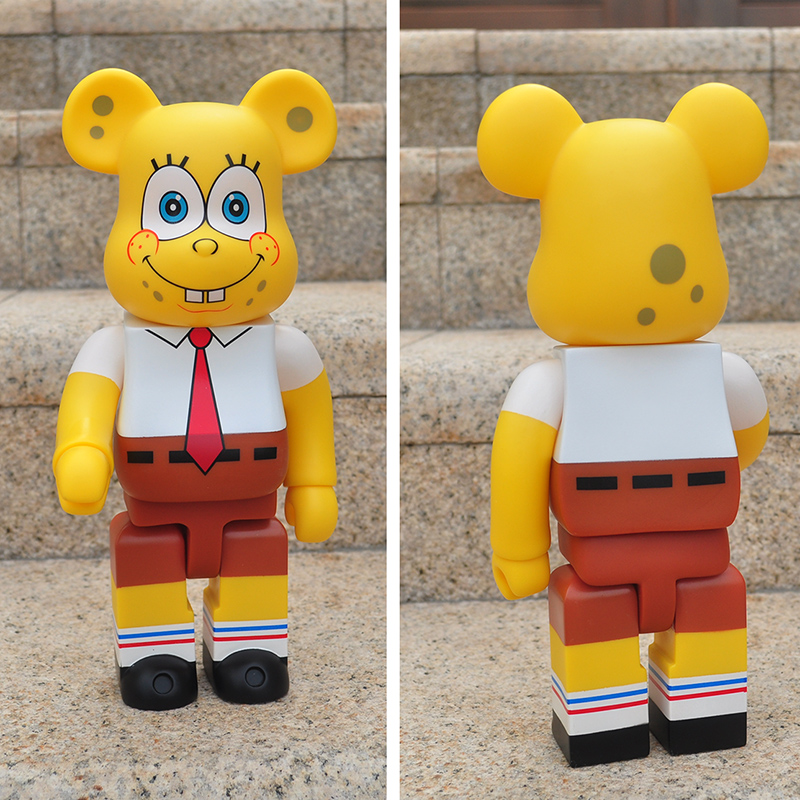 乐高lego祖国版400暴力熊积木熊公仔客厅店铺橱窗潮玩摆件黑白耐克28