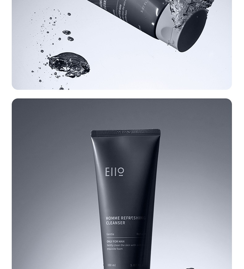 奕沃eiio男士洗面奶洁面乳温和清洁控油150ml