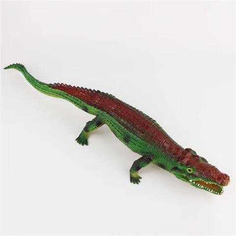 小鳄鱼宠物仿真鳄鱼玩具模型摆件超大号野生鳄鱼模型塑胶仿真动物爬行