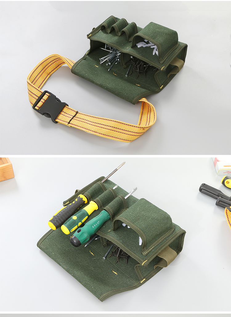 钉子腰包加厚帆布木工专用工具包丁兜装钉包工地耐磨建筑木匠袋钉子