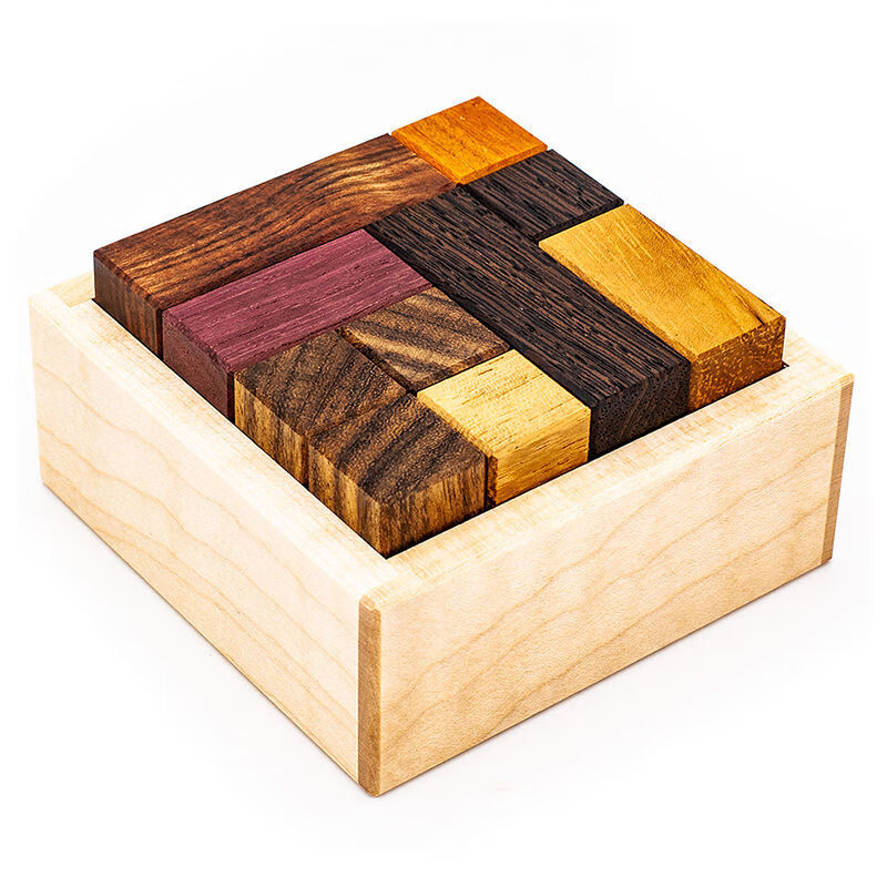 gm同款pack six六片拼图puzzle立体拼图十级难度解密烧脑玩具 绊脚石