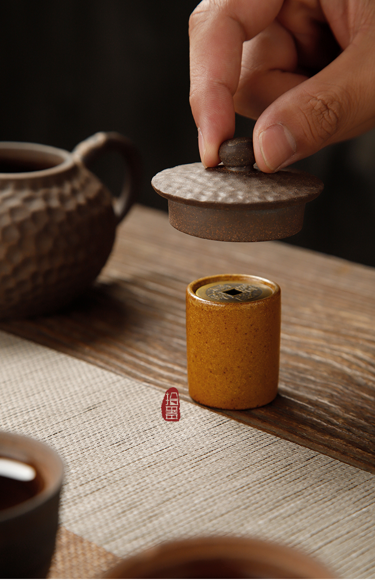 陶瓷铜钱盖置紫砂壶盖托功夫茶具配件盖碗茶宠摆件茶盖搁垫小架子铜钱