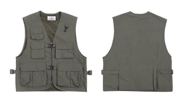 军事机能风户外战术工装马甲摄影背心外套男女多口袋ins夏季 02白色