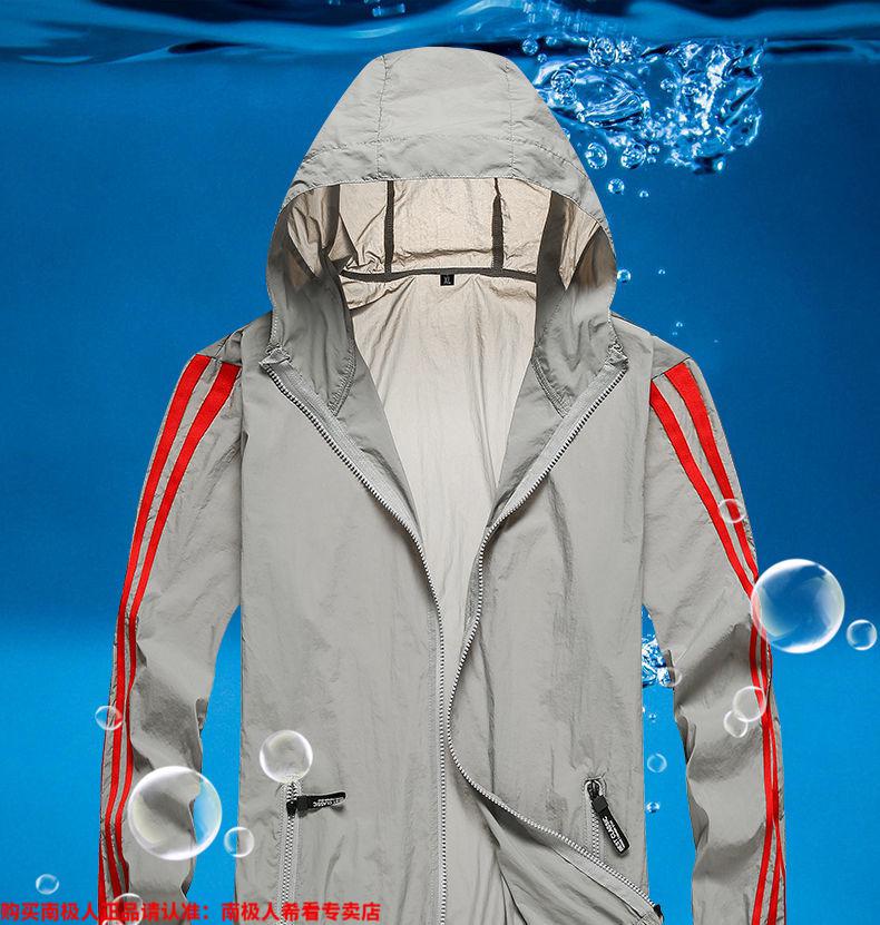 南极人空调服男制冷降温防晒衣带风扇的衣服夏季户外防暑工地劳保服