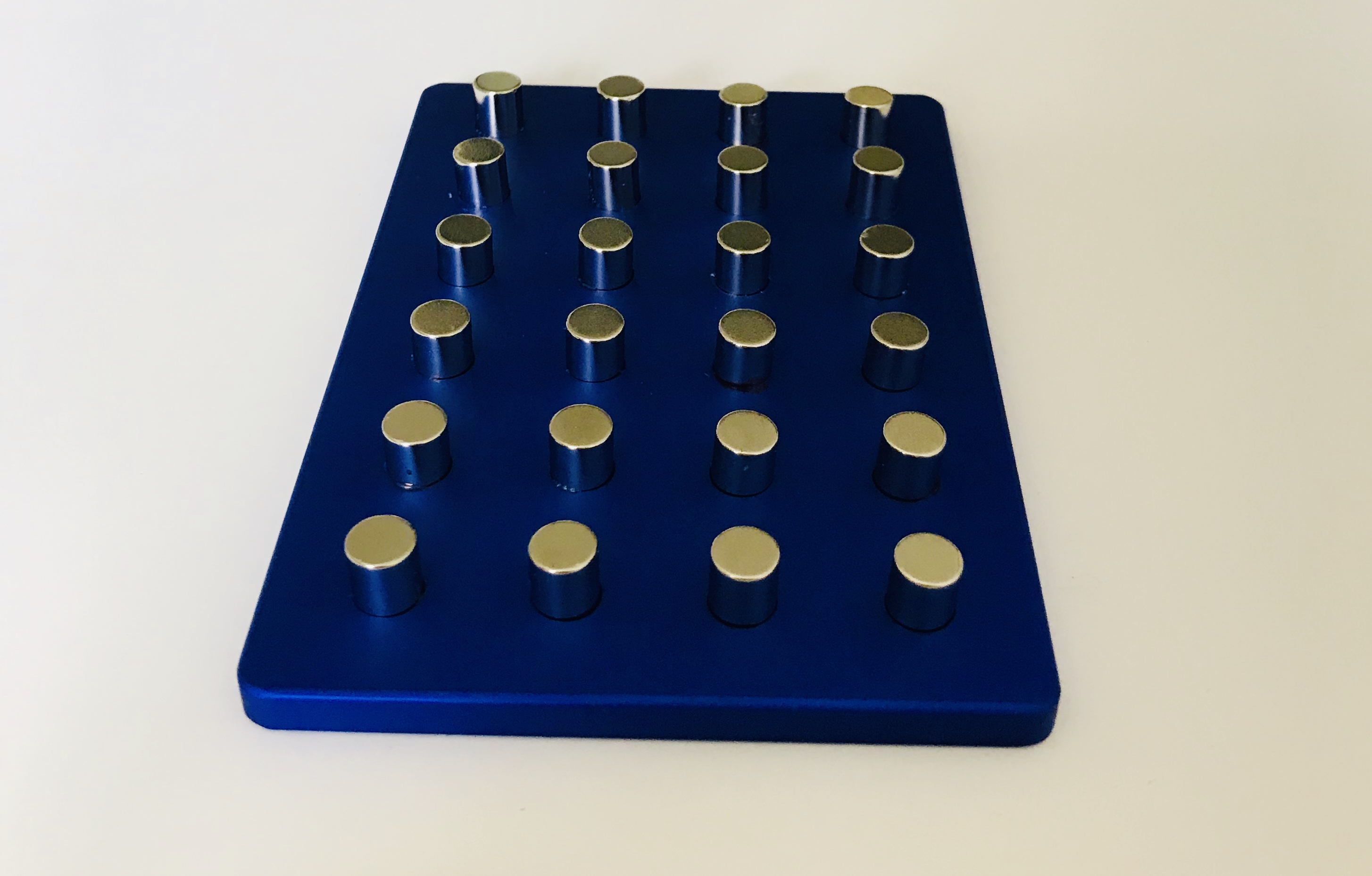 霜魄96孔板磁力架 磁架 磁分离架 生物磁珠实验磁力架 铝合金磁分选架