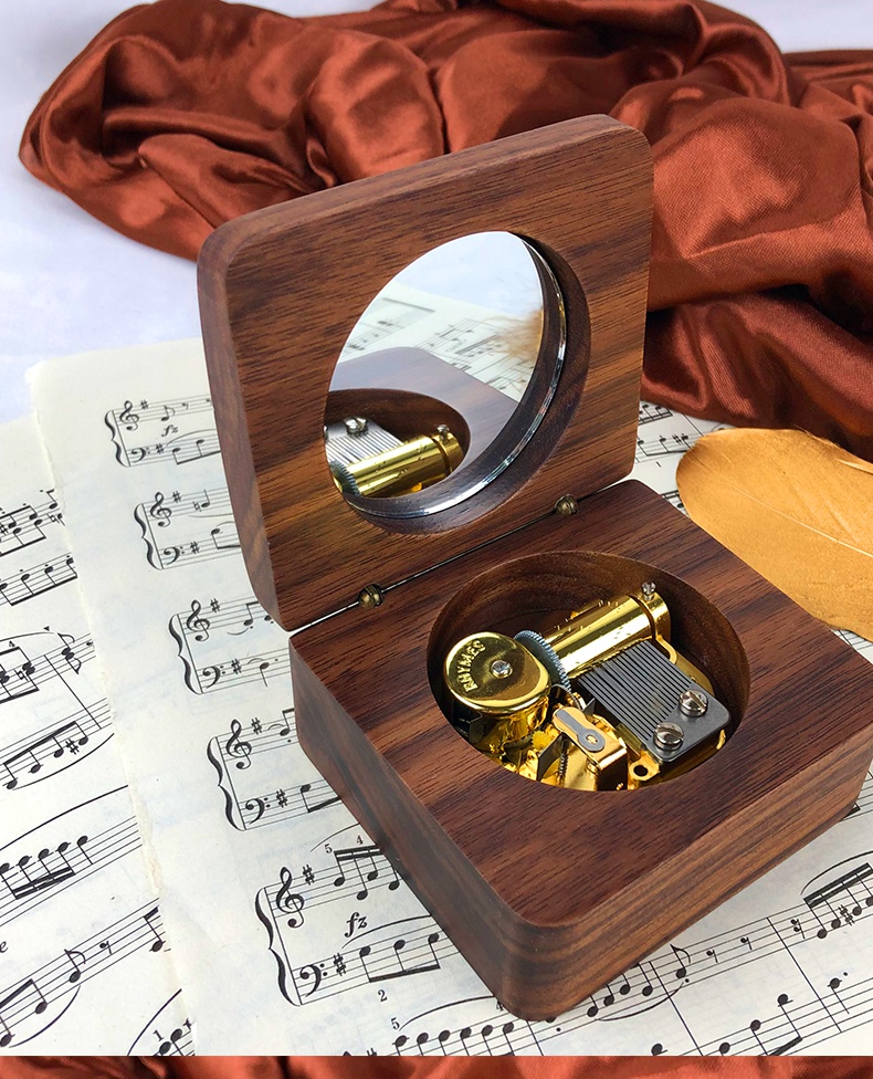 【520推荐】雷曼士八音盒 rhymes雷曼士新品 定制刻字礼物音乐盒 送