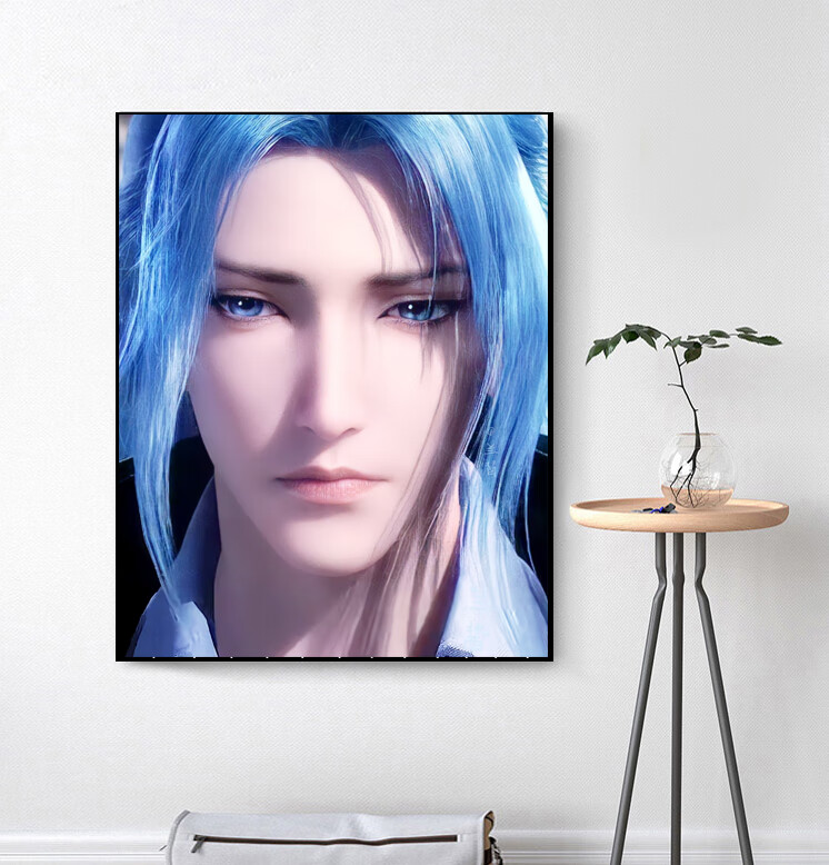 斗罗大陆数字油画diy数字油画动漫系列斗罗大陆唐三小舞数字油画创意