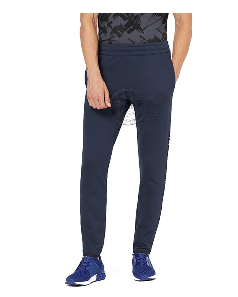 阿玛尼armani裤子男ea7系列松紧腰运动休闲小脚裤藏蓝色6gpp77j07z