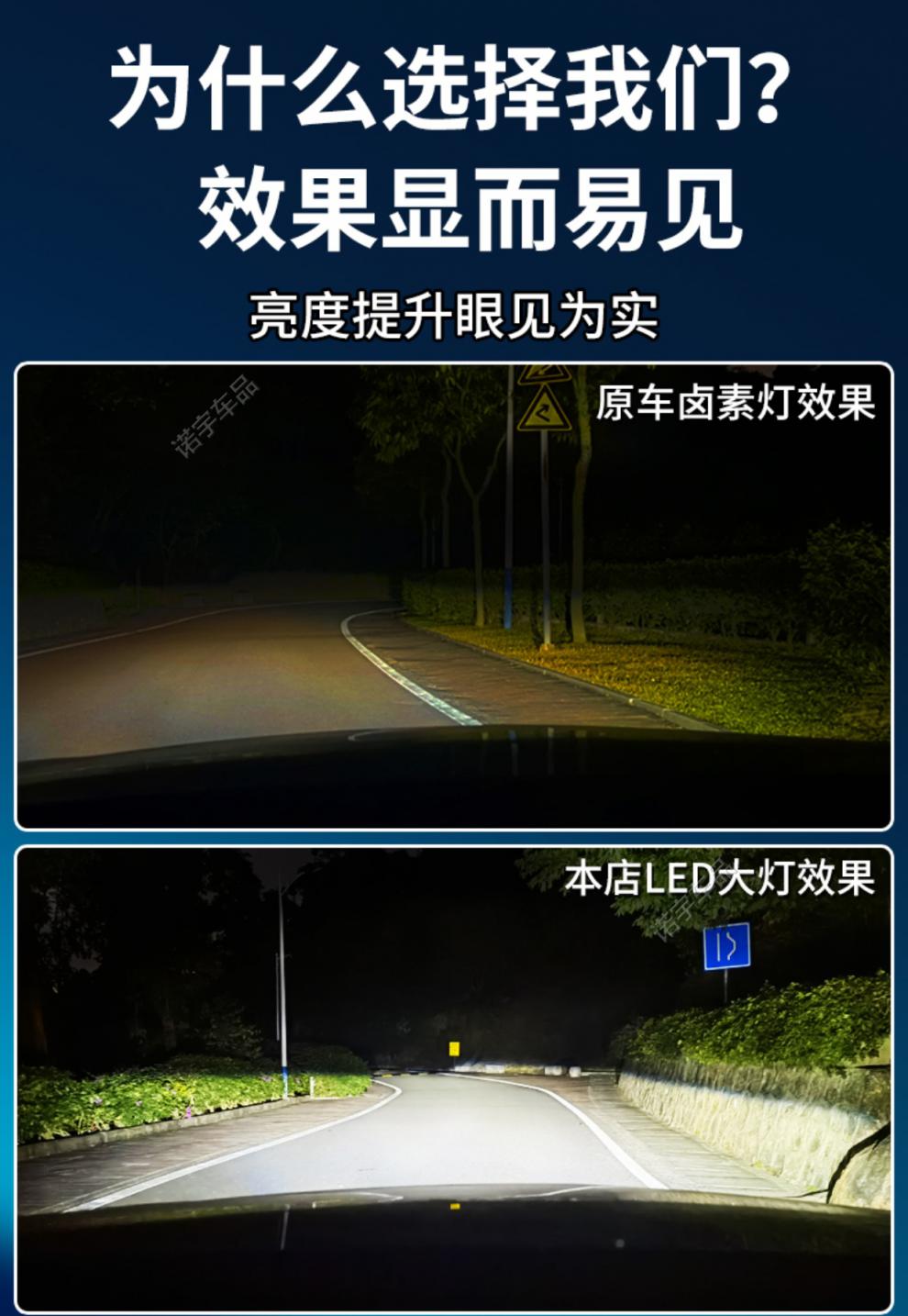 适用0522款逍客led大灯远光近光雾灯车灯改装超亮强穿透日产灯泡0815