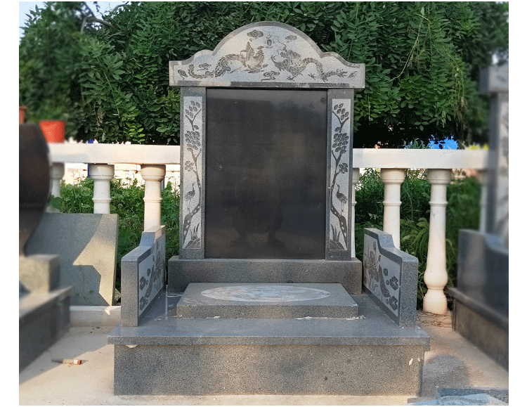 定做石雕墓碑定制农村土葬刻字石碑经济型家用大理石园林公墓石碑厂家