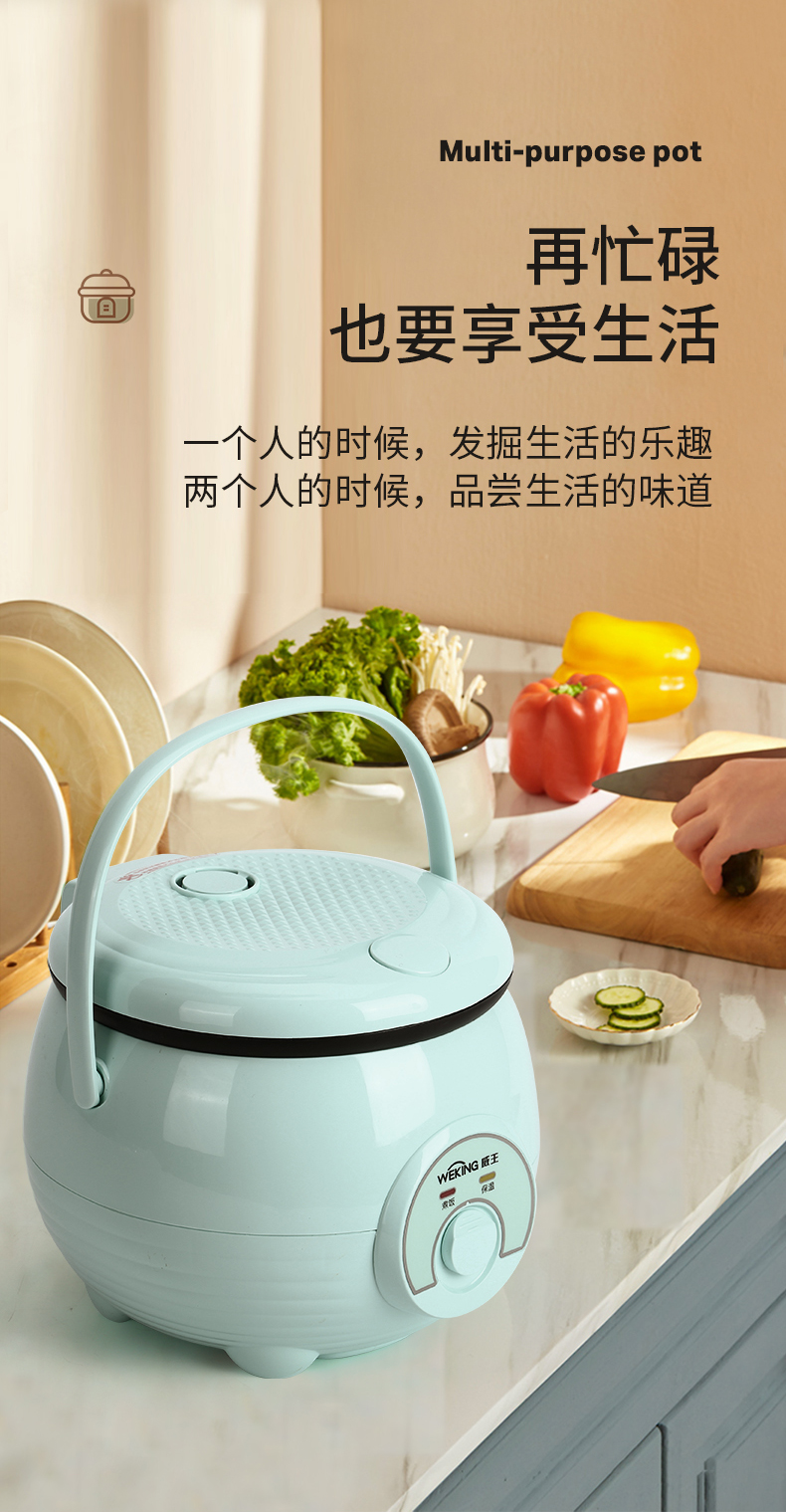 威王电饭煲weking威王电饭煲家用多功能13人宿舍迷你小饭锅2老式小型
