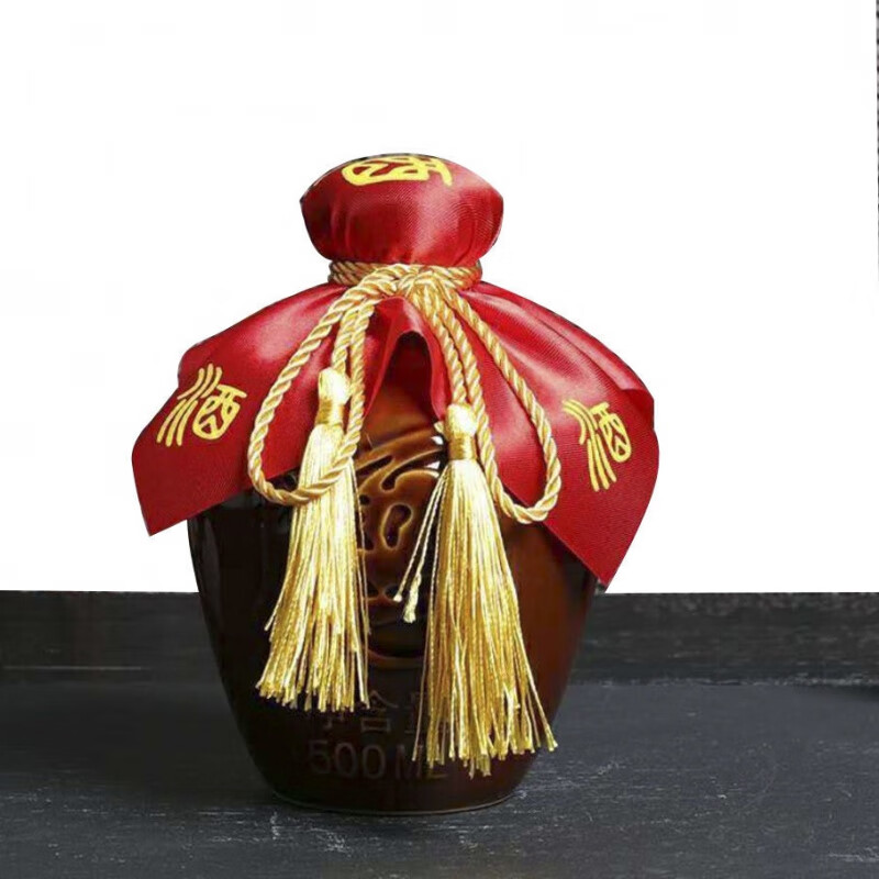 多川酒坛子陶瓷洒罐酒坛子批发家用100酒缸200300500斤装带盖密封陶瓷